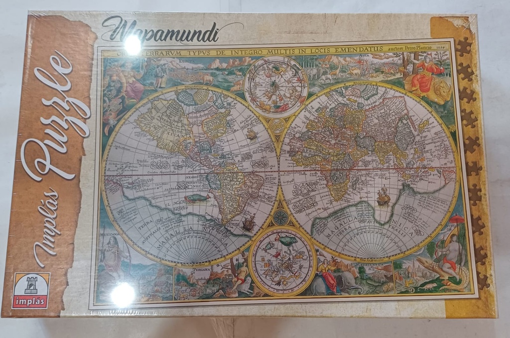 ROMPECABEZAS MAPAMUNDI X1000 PZS IMPLAS