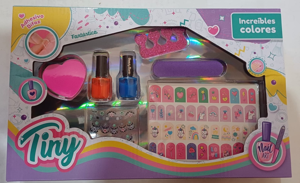 SET DE UÑAS TINY FASHION EN CAJA