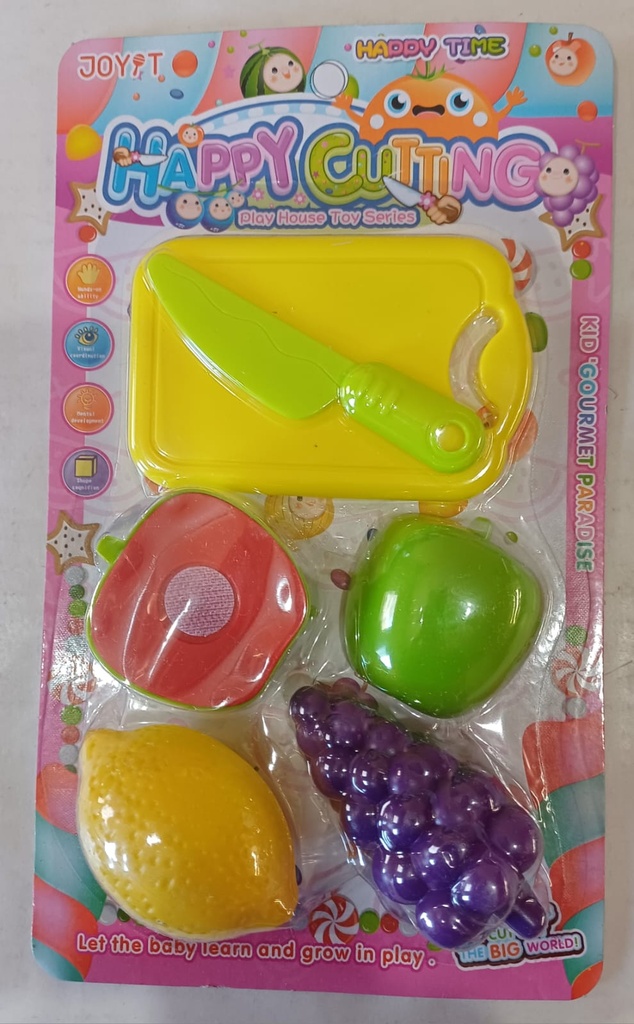 SET COCINA FRUTAS EN BLISTER CHICO