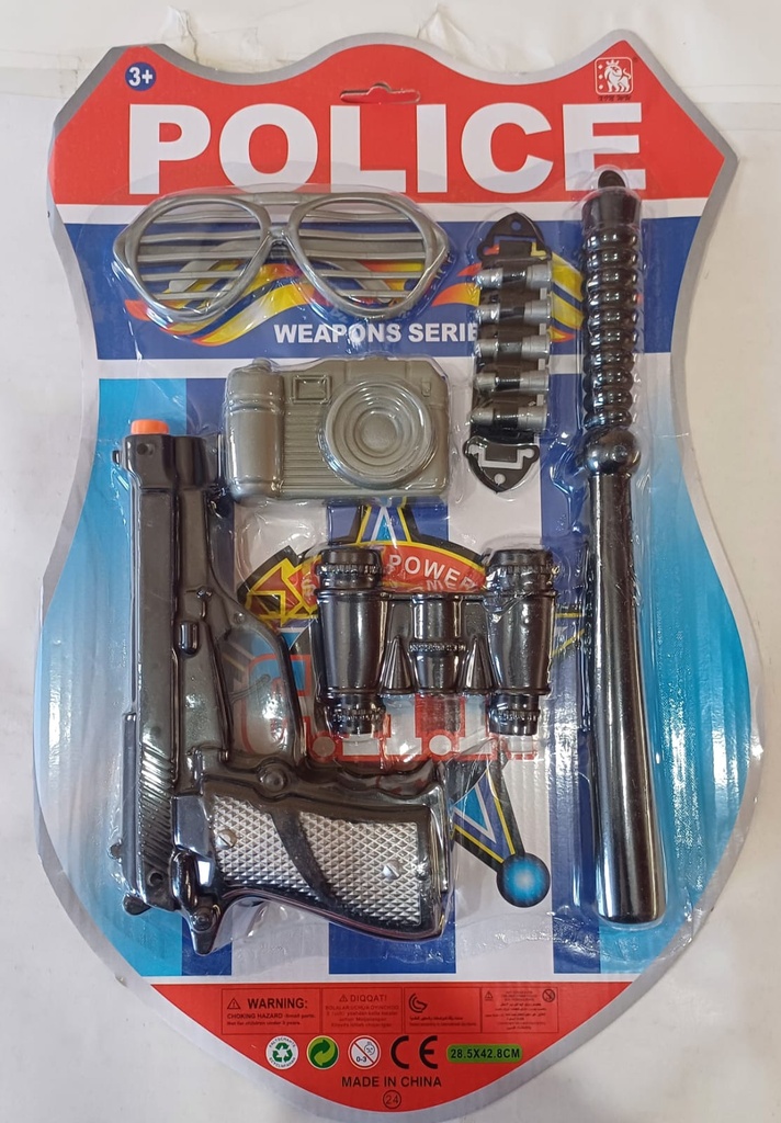 SET DE POLICIA EN BLISTER