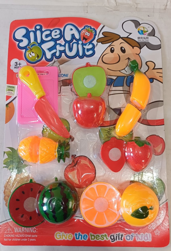 SET DE COMIDA FRUTAS EN BLISTER