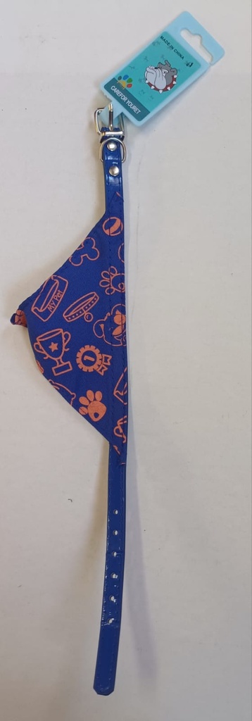 COLLAR C/PAÑUELO ESTAMPADO CHICO