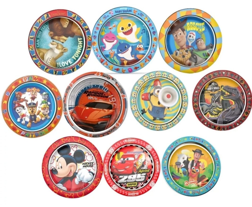 Plato Plastico BelGioco Personaje