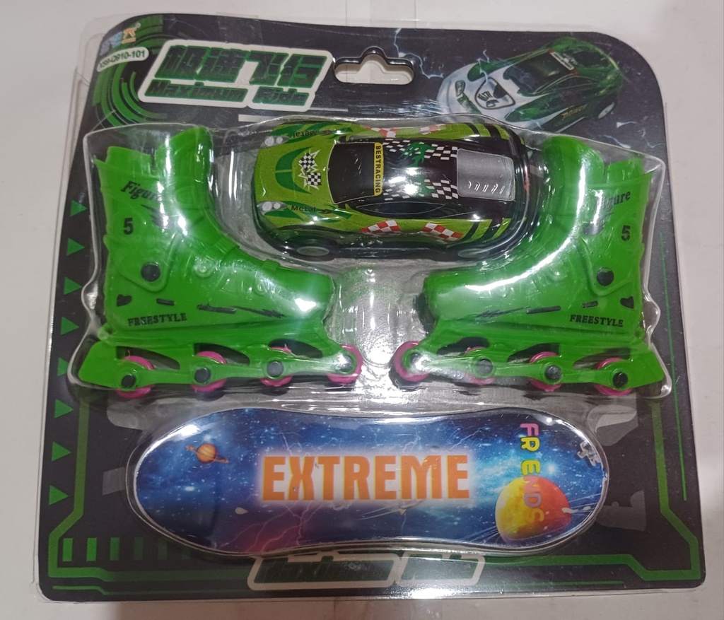 PATINETA DEDO + ROLLERS+ AUTO