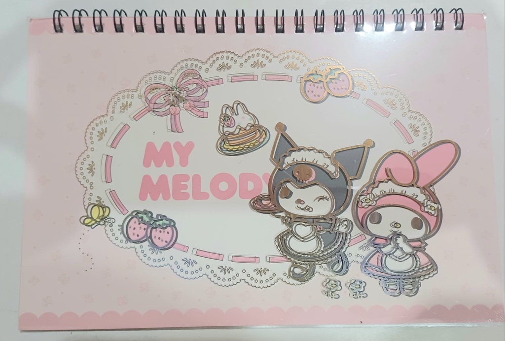 LIBRETA DE STICKERS SANRIO KUROMI