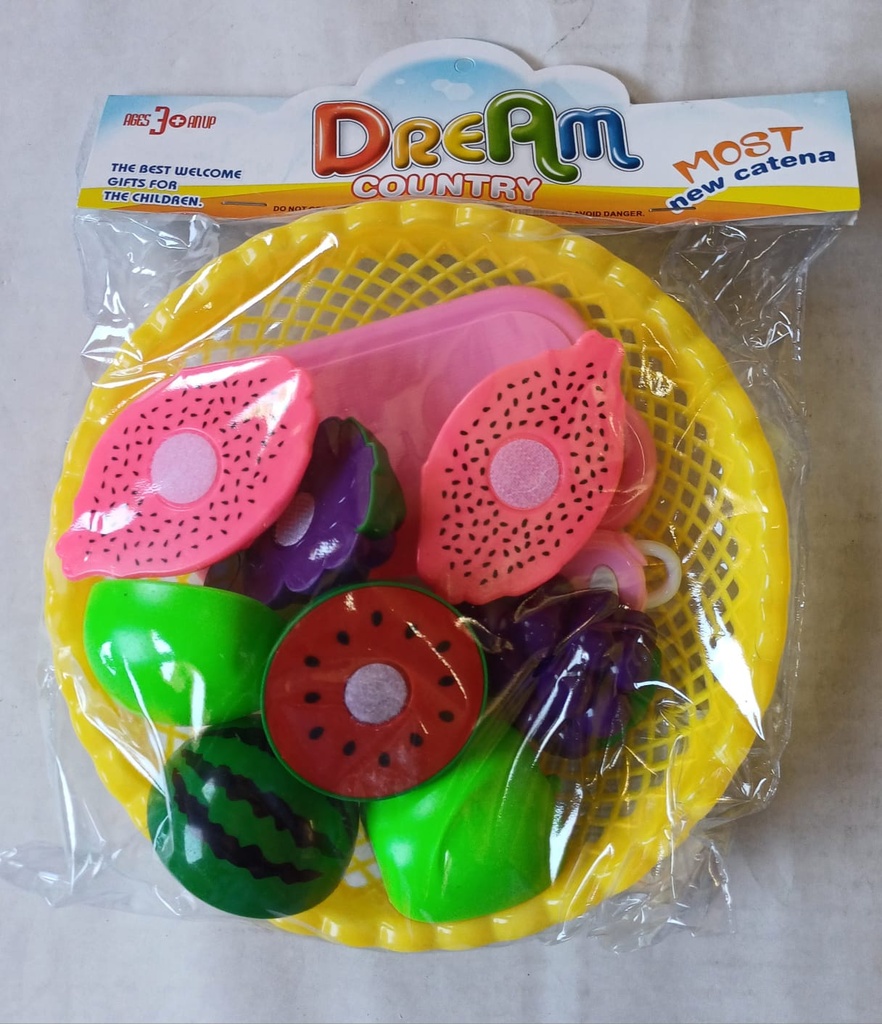 SET DE FRUTERA + FRUTAS  DREAM COUNTRY