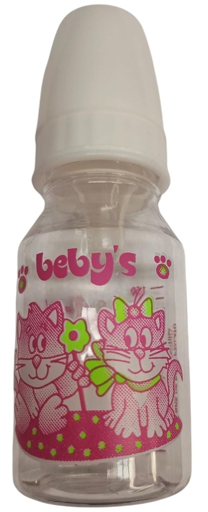 [ART030] Mamadera Plastica Cristal Decorada