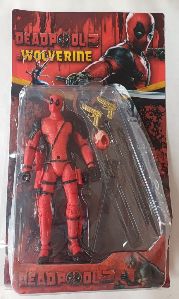 MUÑECO DEADPOOL &WOLVERINE X1