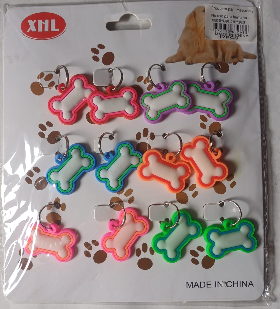 [ART3204] CHAPITA DE GOMA BRILLA EN LA OSCURIDAD