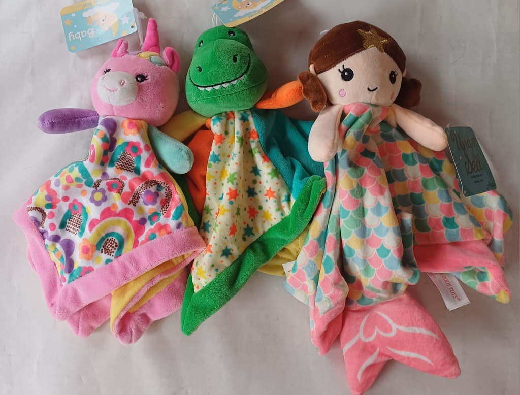 PELUCHE C/MANTITA DE APEGO (Sirena)