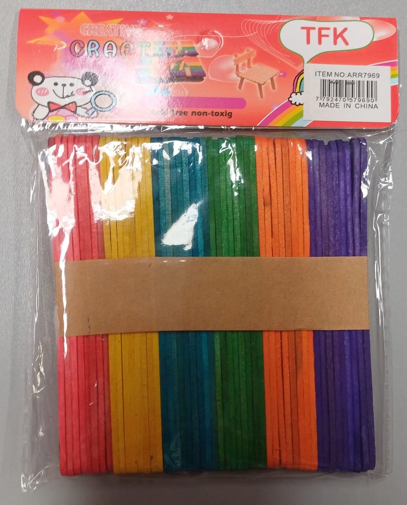 PALITOS DE HELADO COLOR