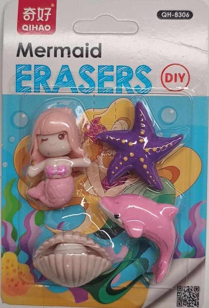 GOMA BORRADOR MERMAID X4