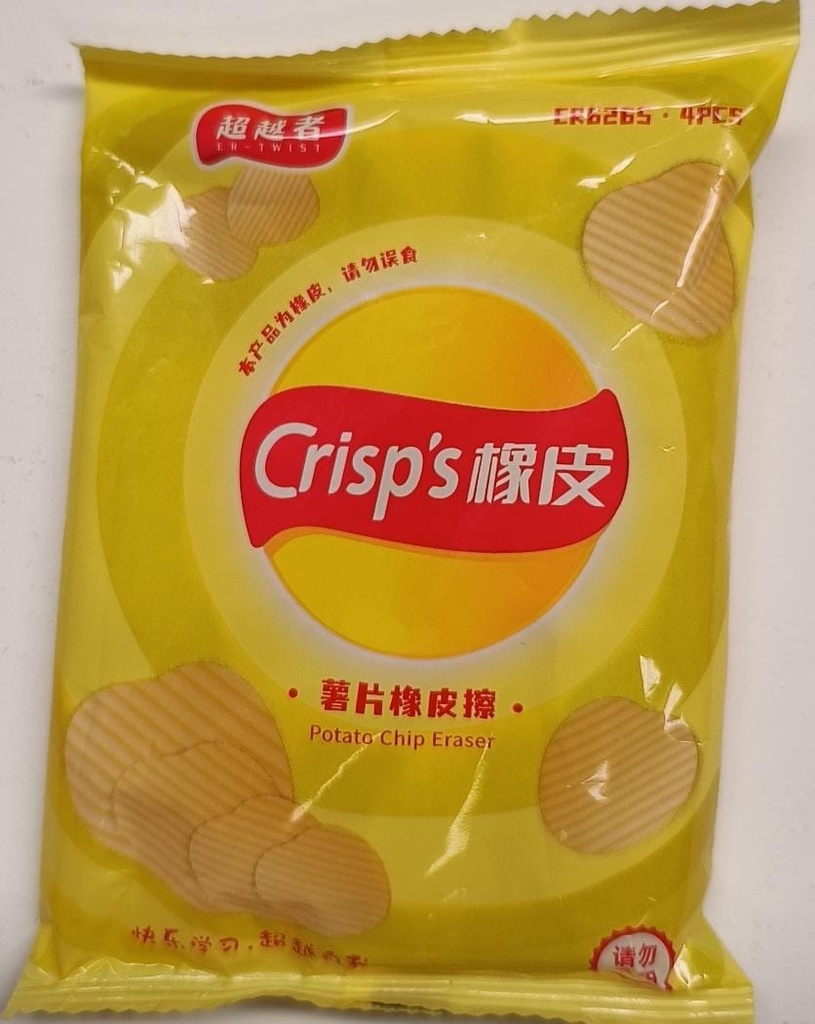 BORRADOR GOMA X4 CRIPSD FORMA PAPAFRITA