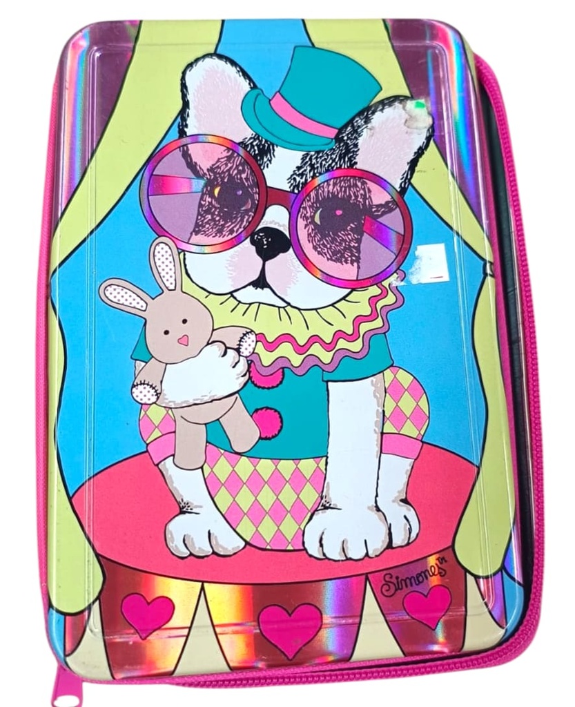 [ART3356] CARTUCHERA LATA 1 PISO SIMONES