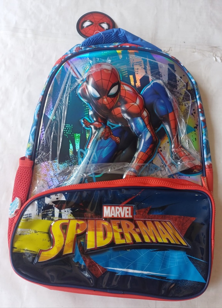 🔵Mochila Espalda Wabro Spiderman City 42.50cm