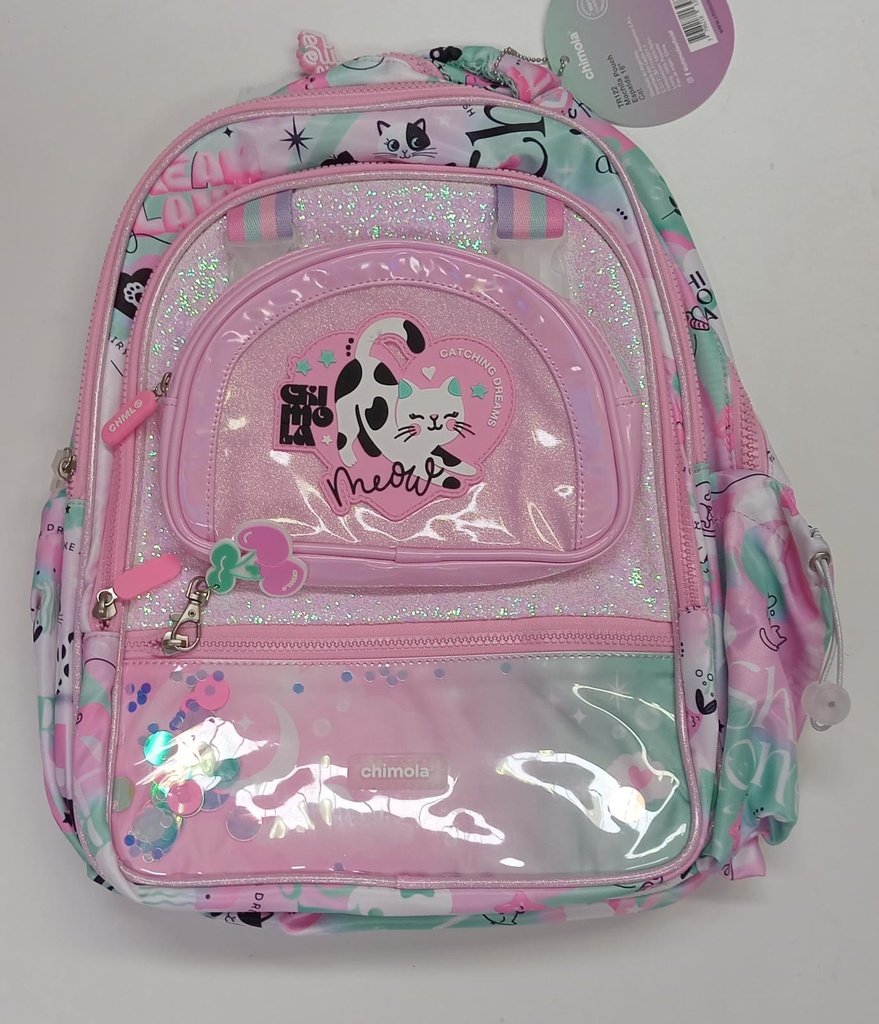 🔵Mochila Espalda Chimola Cat 16"