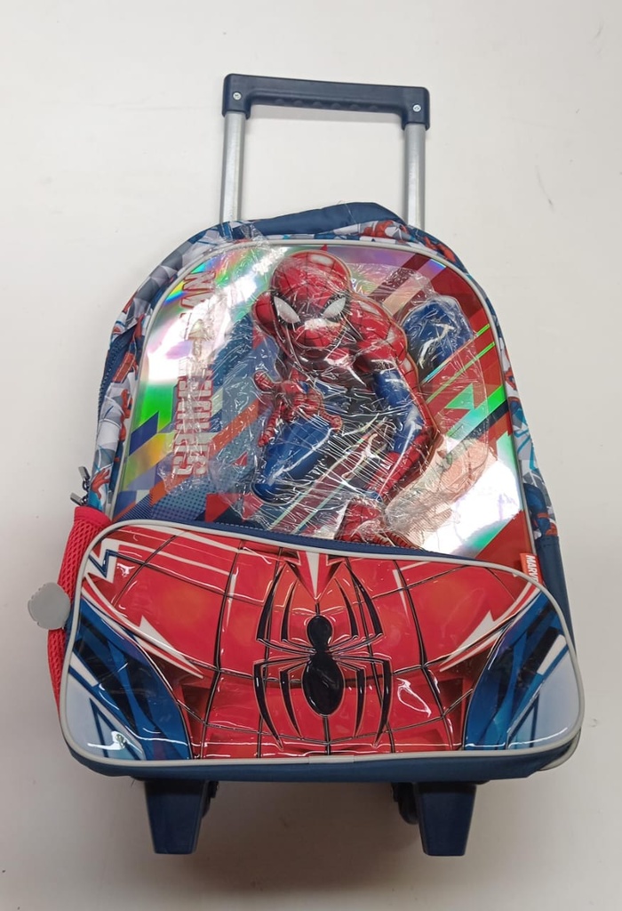 🔵Mochila Carro Wabro 17" Spiderman 3D