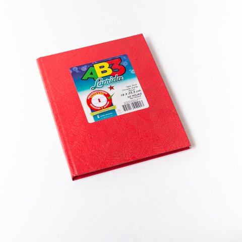 🔵Cuaderno Laprida Tapa Dura x50 (Rojo)