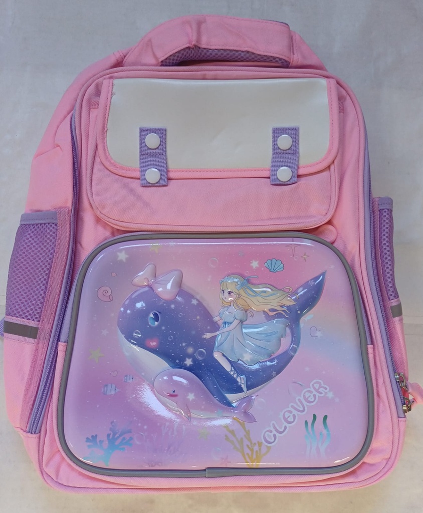 [ART3404] 🔵MOCHILA CLEVER C/ BALLENAS 3D