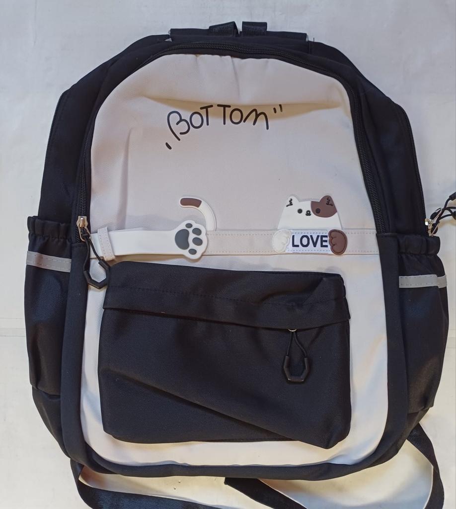[ART3414] 🔵MOCHILA BOTTOM LOVE GATITO