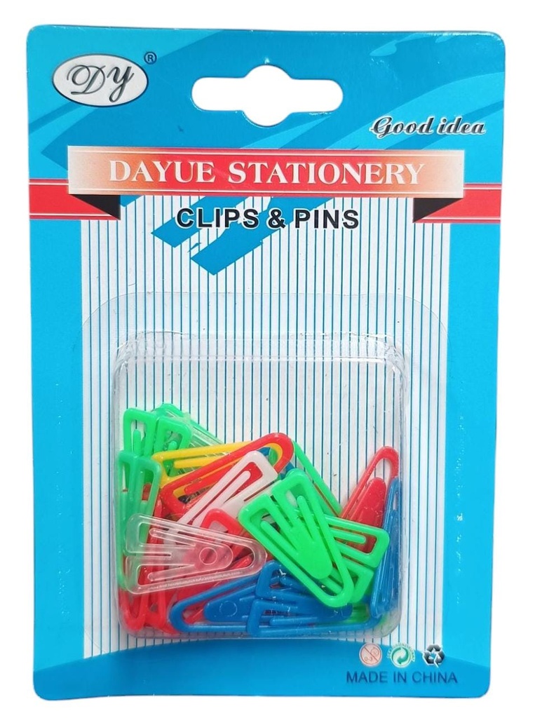 🔵Clips Colores Varios 30Pz