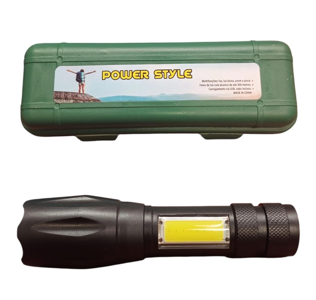 LINTERNA RECAR POWER STYLE EN ESTUCHE