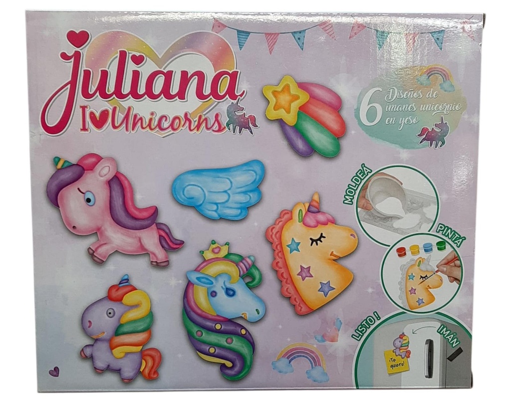 Juliana I Love Unicorns Figuras de Yeso