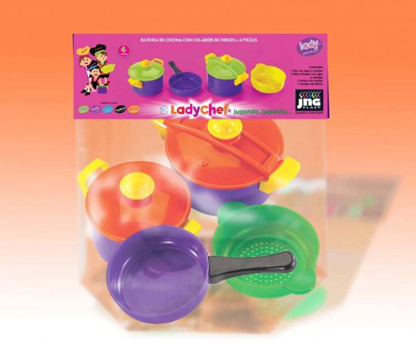 LADY SET DE COCINA COLADOR OLLAS