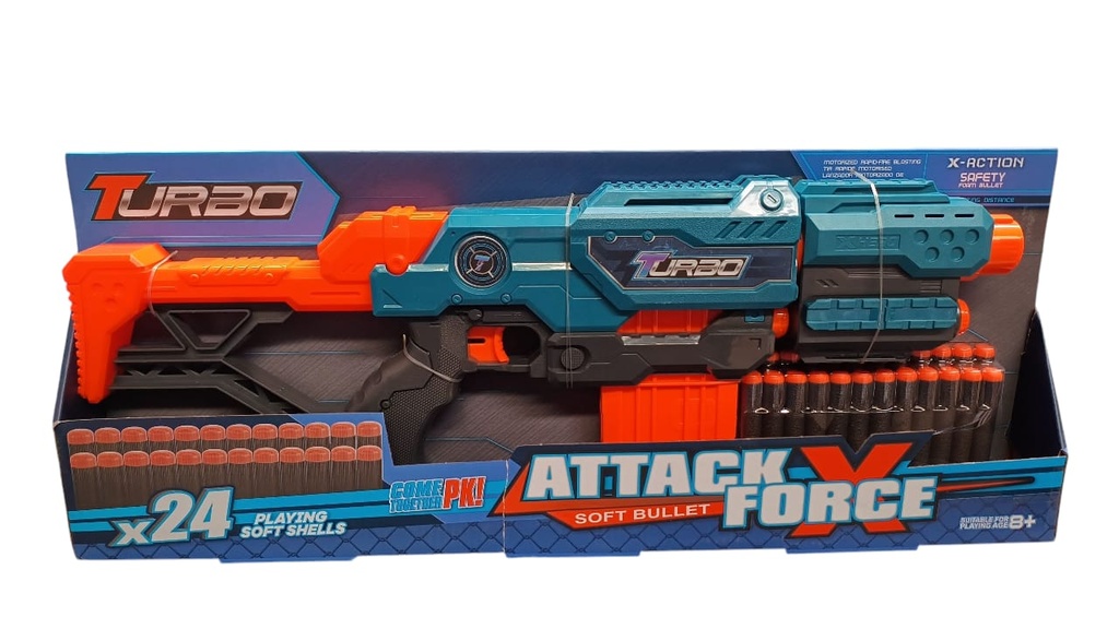 PISTOLA LANZA DARDOS X24 XSHOT