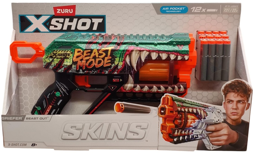 PISTOLA X-SHOT SKINS GRIEFER CAMO