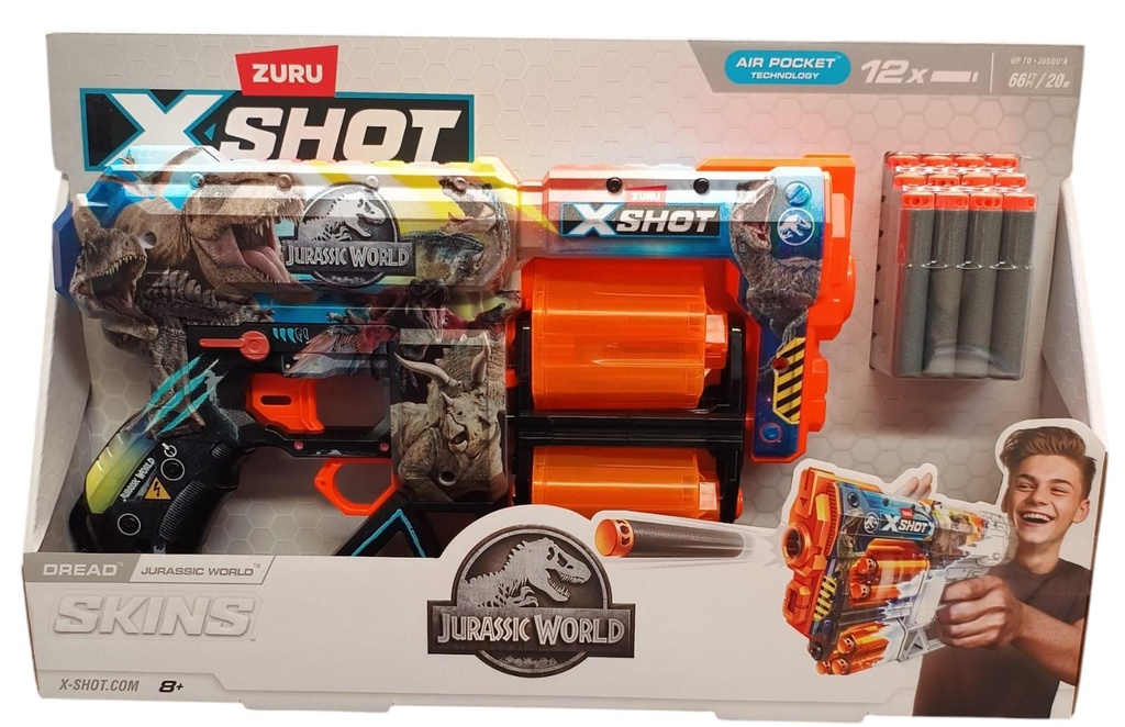 🔴X-SHOT SKINS DREAD JURASSIC WORLD