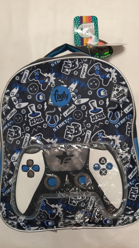 🔵Mochila Espalda 16 Gamer Footy
