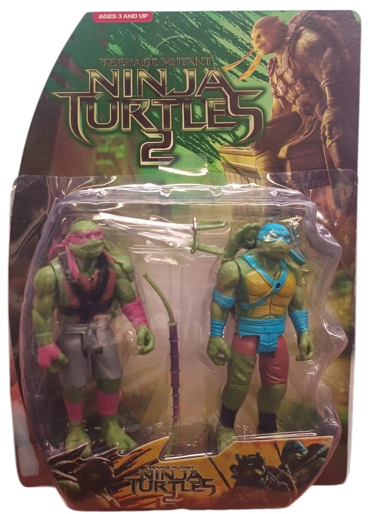 TORTUGA NINJA X2 BLISTER