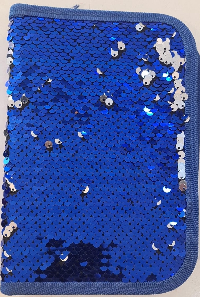 Cartuchera Canopla Rectangular 1 Pisos Lentejuelas