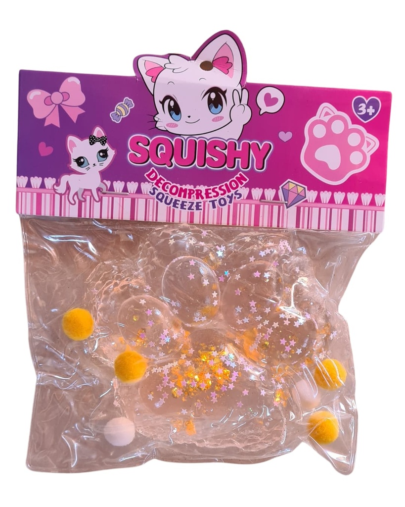 SQUISHY HUELLA GATO 1