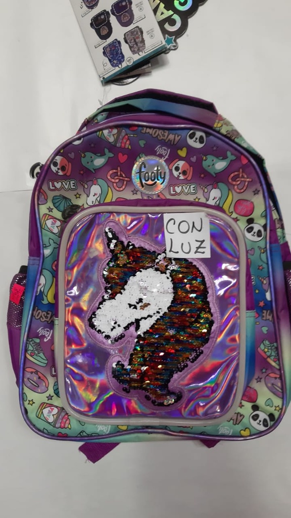 Mochila Jardin Unicornio C/Luz