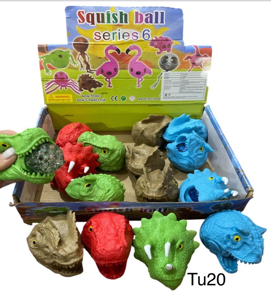 SQUISHY CABEZA DINOSAURIO