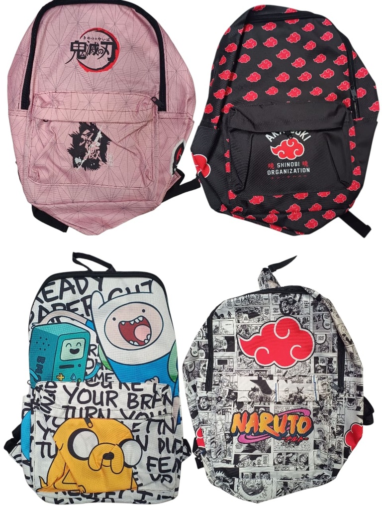 [ART3966] Mochila Lona Personajes Anime
