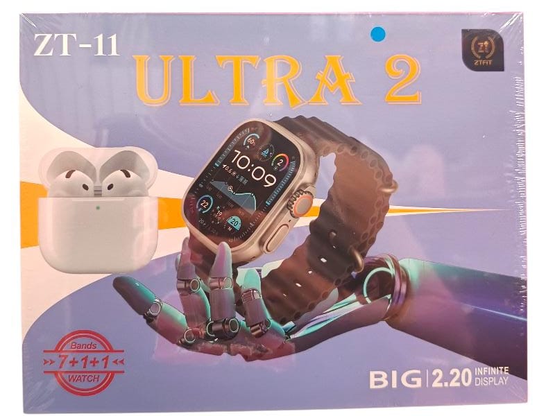 [ART4021] RELOJ INTELIGENTE CON MALLA DE 7 Y AURICULARES ZT-11