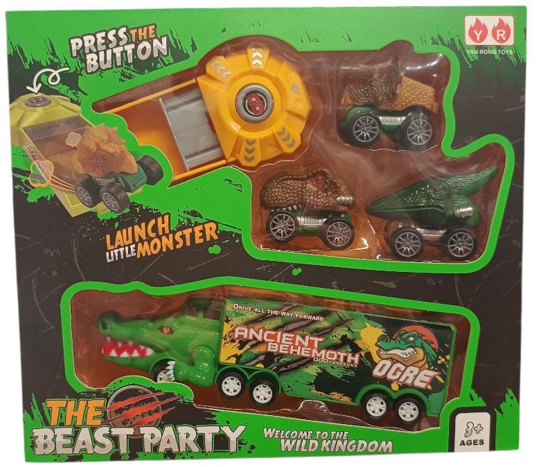 Vehículo de Juguete Diseño Dino c/Lanzador