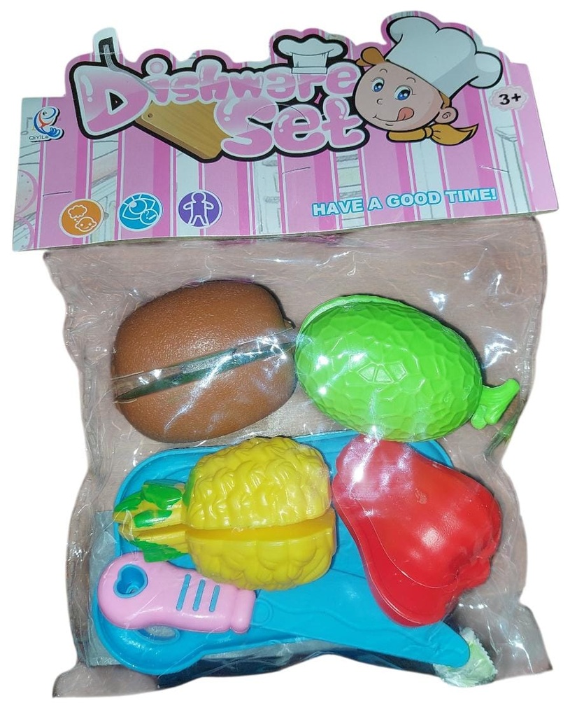 SET DE COMIDA C/VELCRO BOLSA