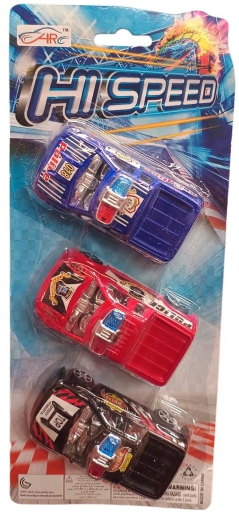 AUTOS EN BLISTER X3 PZS