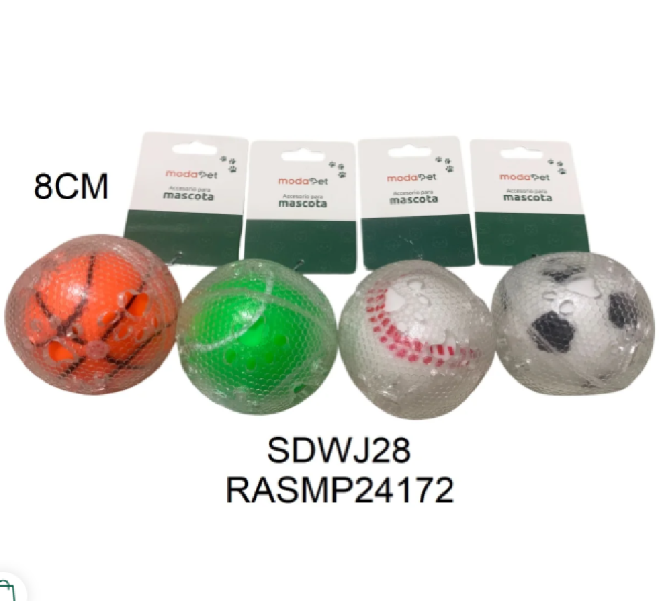 JUGUETE PELOTA PARA MASCOTA