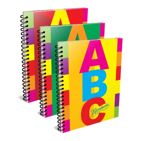 🔵Cuaderno A4 Rvd ABC 100 Hj Rayado