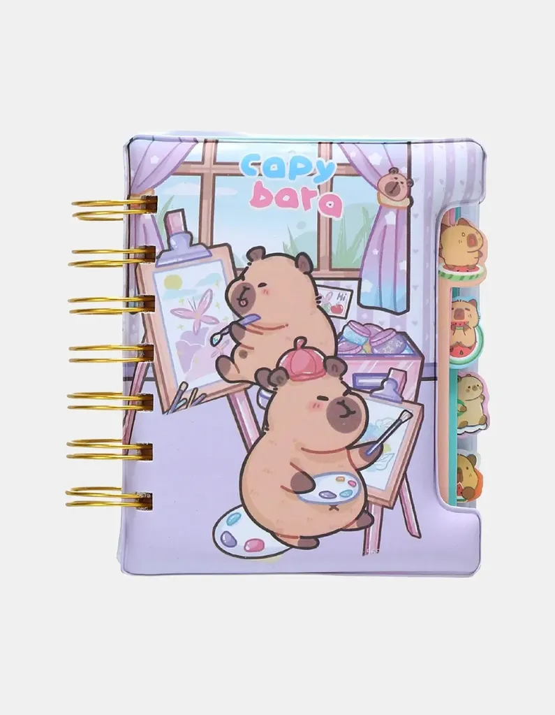 ANOTADOR ANILLADO INFLADO (Capibara)