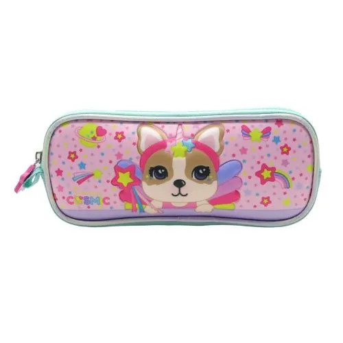 🔵Cartuchera Cresko Simones 1 Cierre