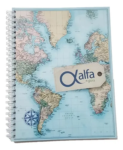 🔵CUADERNO C/ESPIRAL 16X21 C/ESP ALFA