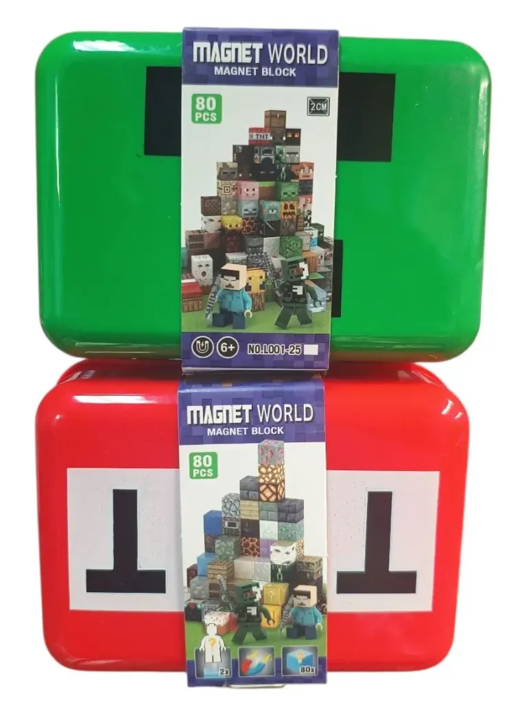 Cubos Imantados Magnet World 80pcs