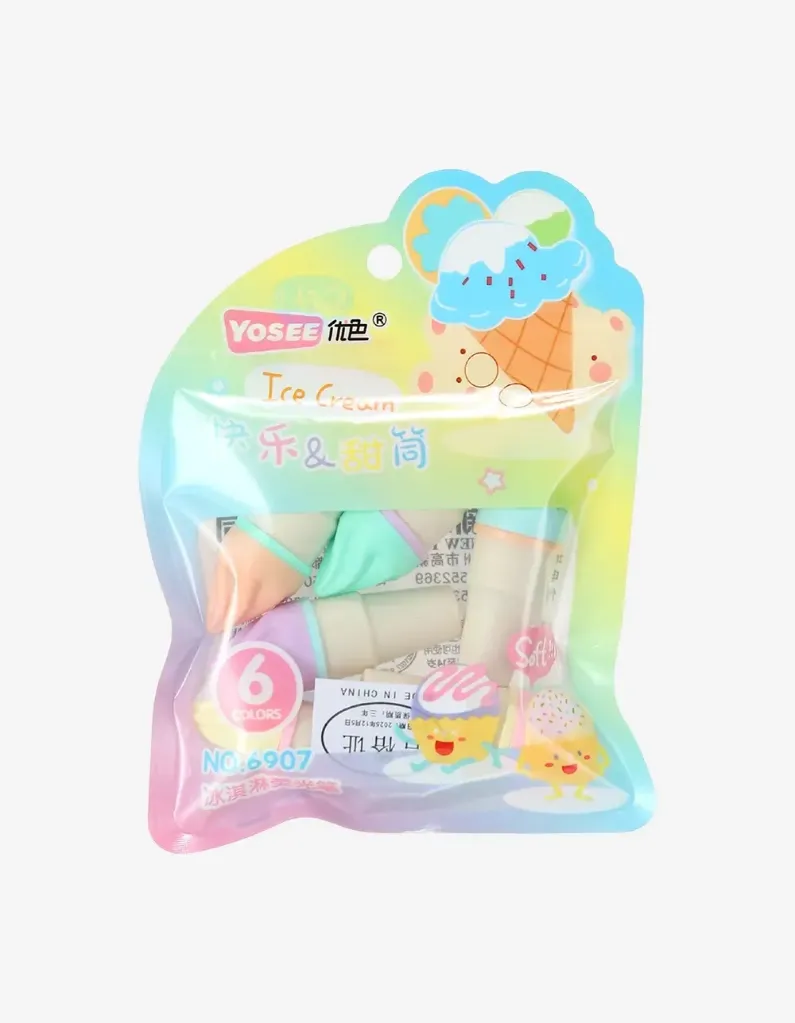 MARCADORES HELADO X6