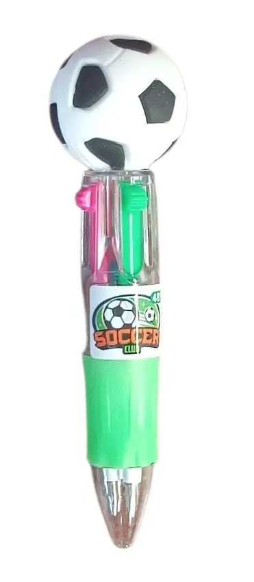 LAPICERA 4 COLORES VARIOS MODELOS (Futbol)
